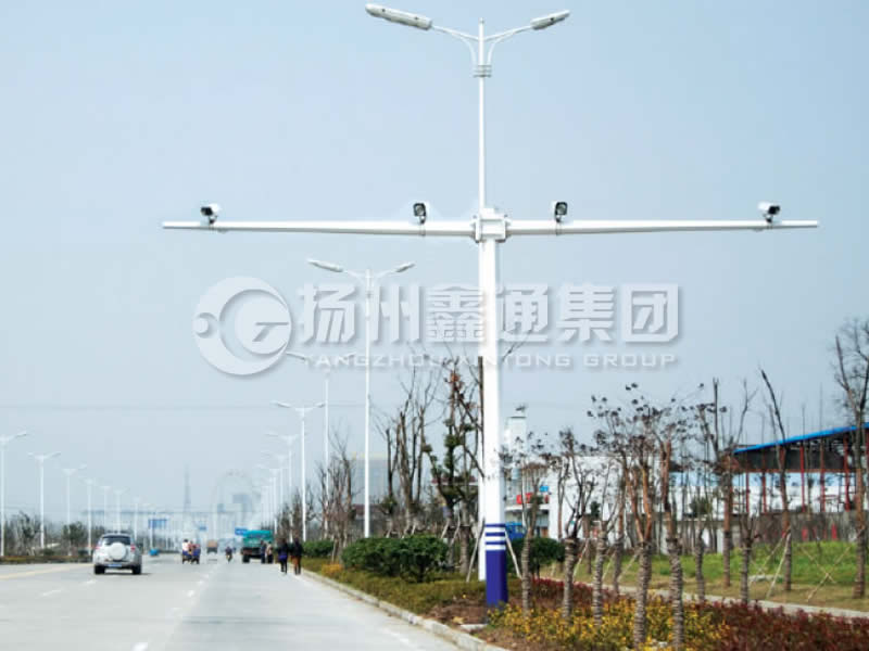 DJG-004，電子警察桿，T型八棱電警桿