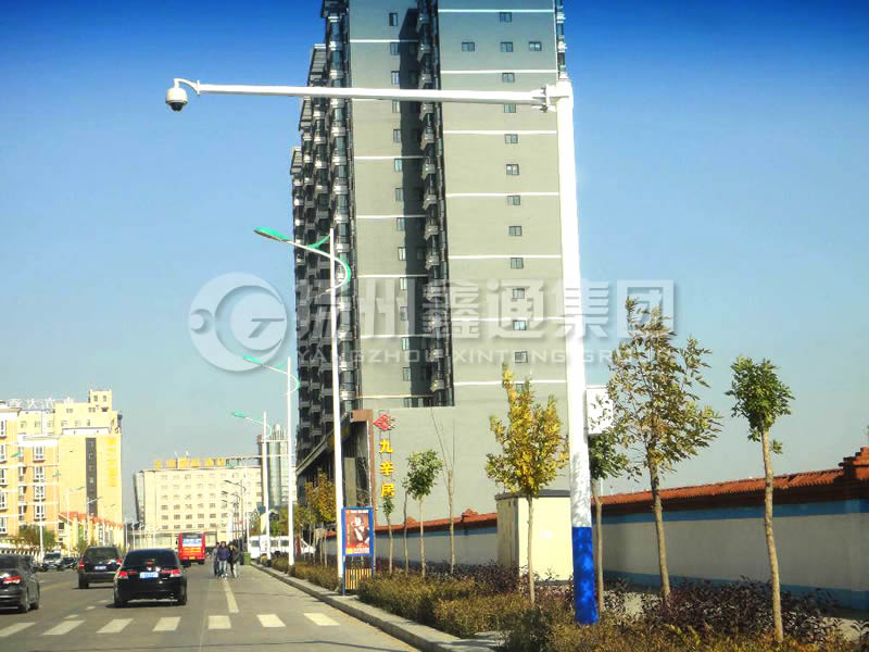 DJG-016,電子警察桿，八棱球機(jī)桿