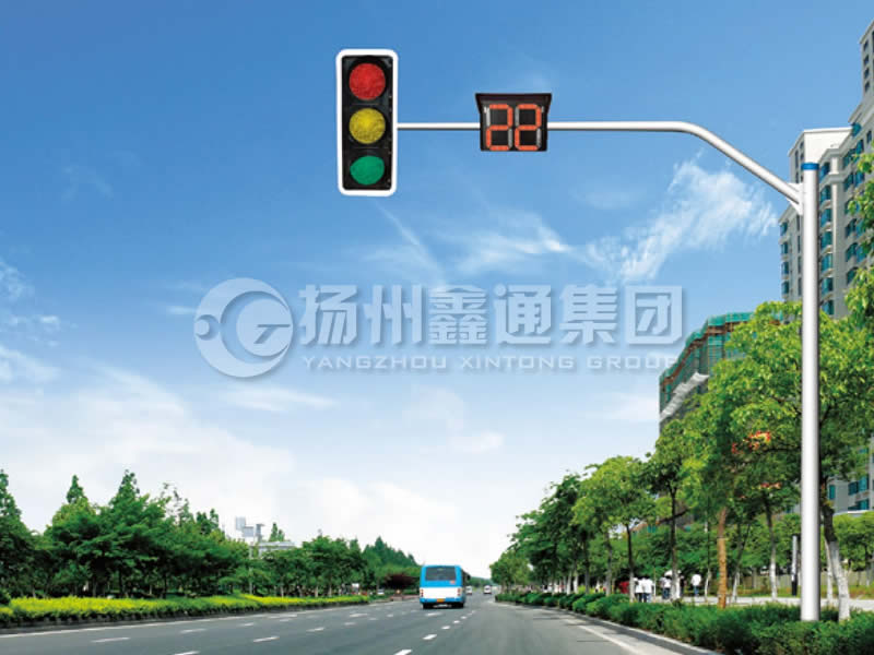 XHDG-010，彎臂信號燈桿，臨沂信號燈桿